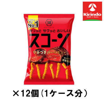 12個セット 湖池屋 スコーンやみつきバーベキュー73g 73g×12個セット【軽減税率対象商品】' お菓子 チョコ 焼き菓子 スナック せんべい ポテチ クッキー