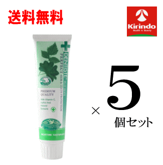 送料無料 5本セット LIBERTA デンティス チューブタイプ 100g リベルタ 歯磨き粉 美白 ホワイトニング 歯周病予防 歯磨き粉 ペーストのサムネイル