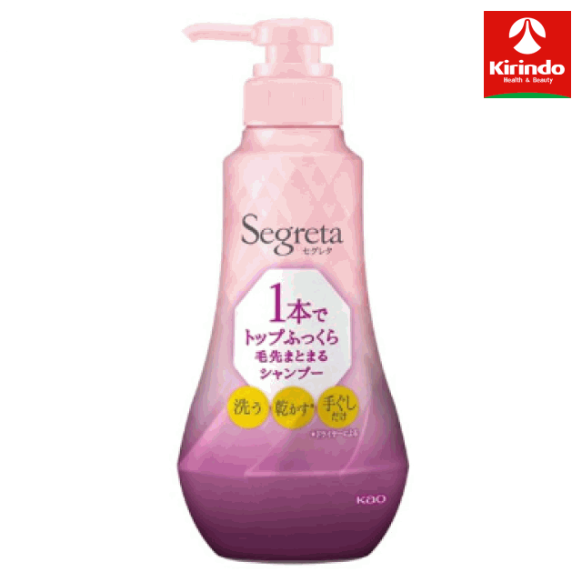 花王 セグレタ 1本でトップふっくら毛先まとまるシャンプー　本体 360ml