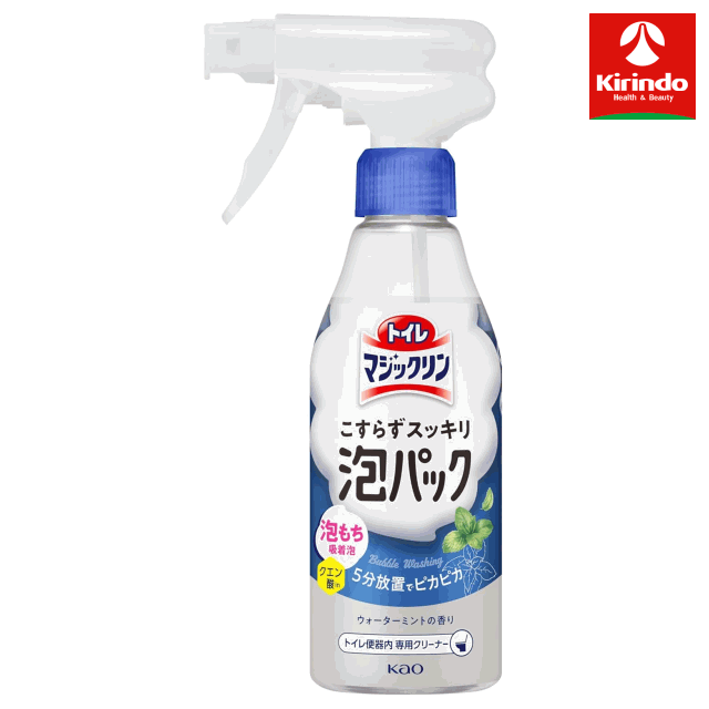 乐天商城 - 花王 トイレマジックリン こすらずスッキリ泡パック ウォーターミントの香り 本体 300ml