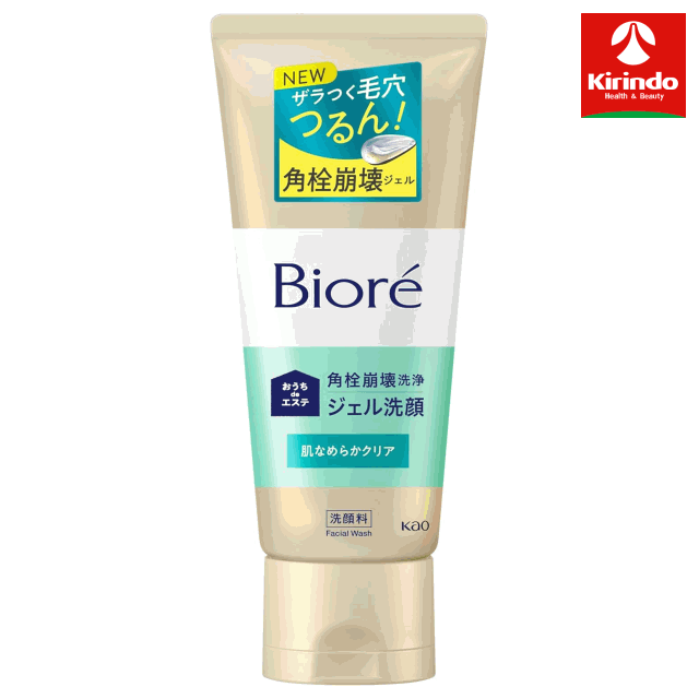 Gel - 花王 ビオレ おうちdeエステ ジェル洗顔 肌なめらかクリア 180g