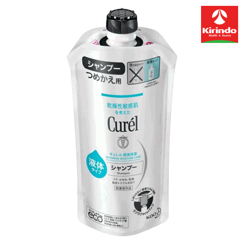 ポイント20倍 3/31(火)23:59まで 花王 キュレル シャンプーつめかえ用 340mL×1個 医薬部外品 シャンプー