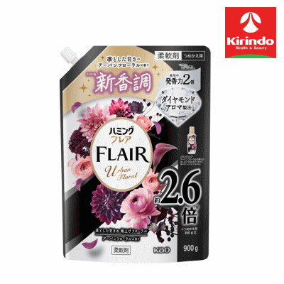 【新発売】花王 ハミングフレア アーバンフローラル スパウトパウチ 900g