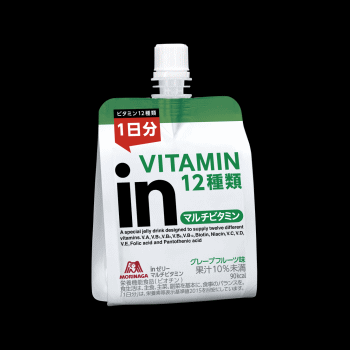 送料無料 ケース販売 36個セット 森永製菓 inゼリー マルチビタミン 180g×36個セット 1ケース 軽減税率対象商品