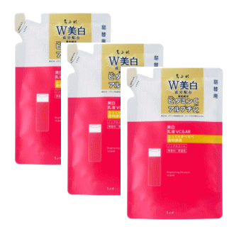 3個セット ちふれ化粧品 美白乳液 VC＆AR 詰め替え用 125mL×3 【医薬部外品】