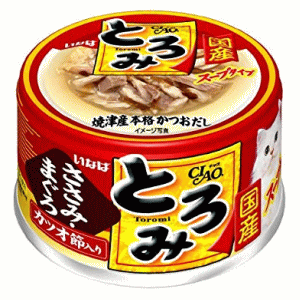 Rakuten - いなば チャオ（CIAO)とろみ ささみ・まぐろ かつお節入り 80g