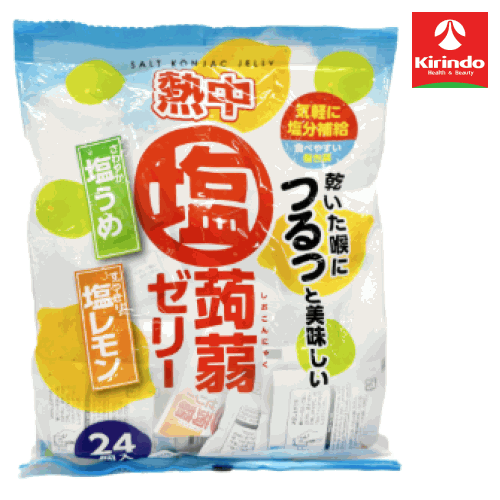 ジェイ・ファーム 熱中 塩蒟蒻ゼリー(塩うめ・塩レモンこんにゃくゼリー) 18g×24個入り【軽減税 ...