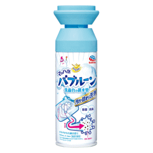 アース製薬 らくハピ マッハ泡バブルーン 洗面台の排水管 200mL×1個 泡洗浄 洗面台の排水管