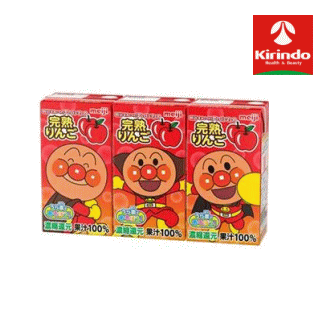 明治 アンパンマンの完熟りんご100 125ml×3本パック×1個 お子様に大人気のアンパンマンのジュース 明治 アンパンマンの完熟りんご100 125ml×3本パック×1個 お子様に大人気のアンパンマンのジュース