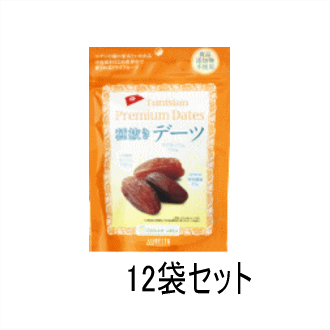 送料無料 12袋セット デルタインターナショナル チュニジア産 種抜きデーツ 180g×12個セット