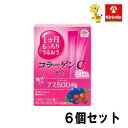 7月アース祭り 送料無料 6個セット アース製薬 1ヵ月もっちりうるおう コラーゲンCゼリー アサイー・ベリー味(10gx31本入り)×6個セット 軽減税率対象商品 一か月