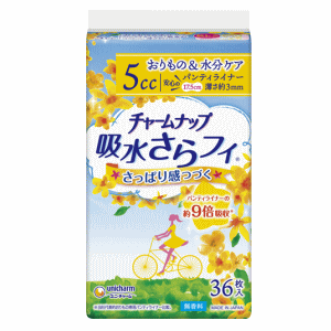 ユニ・チャーム チャームナップ 吸水さらフィ パンティライナー 微量用 無香料 5cc 17.5cm 36枚入