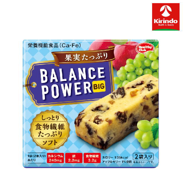 ハマダコンフェクト株式会社 バランスパワー ビッグ 果実たっぷり 2袋(4本)入り×1個 軽減税率対象商品