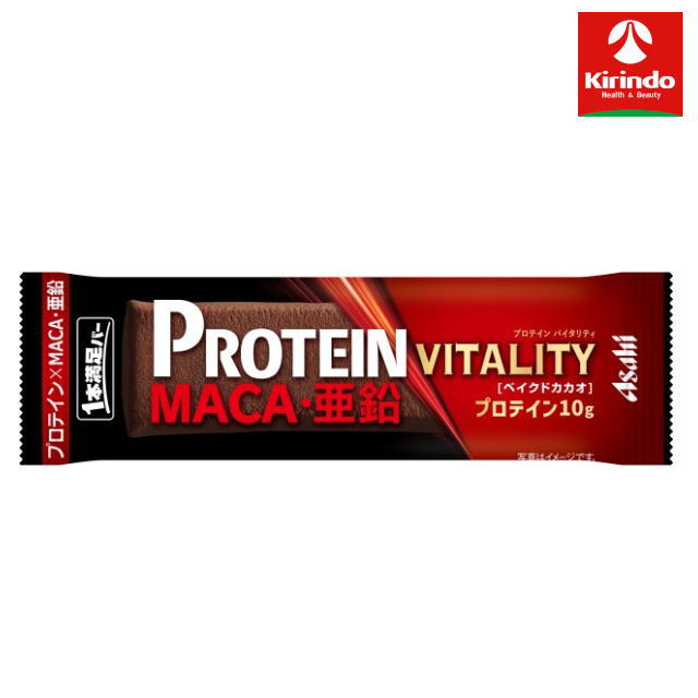 ★8/25は当店全品P+10倍※要エントリー　アサヒグループ食品(株)1本満足バー プロテインバイタリティ ベイクドカカオ 1本×1個 軽減税率対象商品