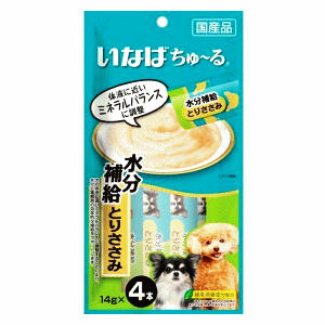 いなばペットフード ワン ちゅ〜る 水分補給 とりささみ 14g×4本入