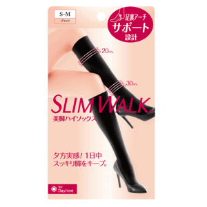 ピップ スリムウォーク 美脚ハイソックス S~M ピップ スリムウォーク 美脚ハイソックス S~M