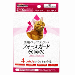 ドギーマンハヤシ キャティーマン 薬用ペッツテクト＋ フォースガード 猫用 3本入 【動物用医薬部外品】