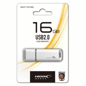 磁気研究所 HIDISC USB 2.0対応 フラッシュドライブ 16GB 白キャップ式 磁気研究所 HIDISC USB 2.0対応 フラッシュドライブ 16GB 白キャップ式