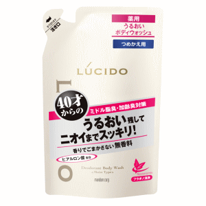 マンダム ルシード 薬用デオドラントボディウォッシュ うるおいタイプ つめかえ用 380ml 【医薬部外品】