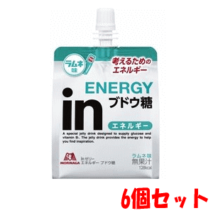 6個セット 森永製菓 inゼリー エネルギー ブドウ糖 180g×6個セット