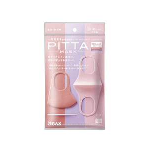 アラクスPITTA MASK ピッタマスク パステル 3枚入×1個 風邪 花粉 インフルエンザ 衛生用品 マスク 衛生マスク 衛生マスク