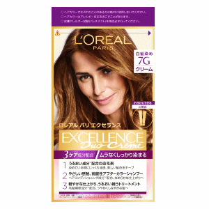 日本ロレアル ロレアル パリ エクセランス R クリームタイプ 7G:黄味のある明るい栗色 48g+48g+12ml+40g