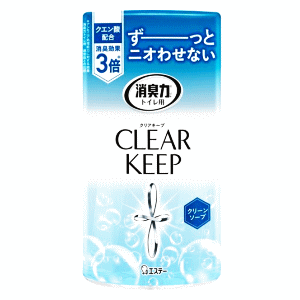 Rakuten - エステー 消臭力 トイレ用 クリアキープ クリーンソープ 400ml