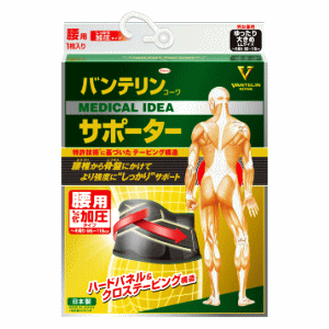 興和 バンテリンコーワサポーター 腰用 しっかり加圧タイプ 大きめ(胴囲：80cm～100cm) 男女兼用