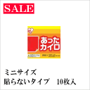 アイリスオーヤマあったカイロ 貼らない ミニ 10枚入×1袋