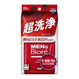 花王 メンズビオレ 顔もふけるボディシート 超洗浄タイプ 28枚入り 花王 メンズビオレ 顔もふけるボディシート 超洗浄タイプ 28枚入り