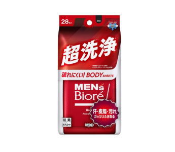 花王 メンズビオレ 顔もふけるボディシート 超洗浄タイプ 28枚入り