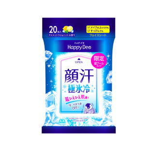 マンダム ハッピーデオ 極氷冷フェイスシート アイスシトラス＆ミント 20枚入のサムネイル