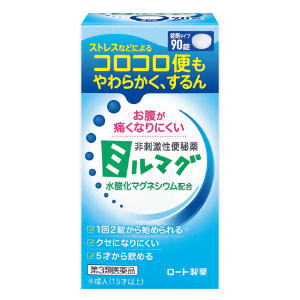 【第3類医薬品】ロート製薬 錠剤ミルマグLX 90錠