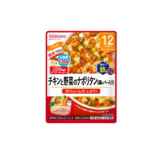 和光堂 BIGサイズのグーグーキッチン チキンと野菜のナポリタン(鶏レバー入り) 130g【軽減税率対象商品】 和光堂 BIGサイズのグーグーキッチン チキンと野菜のナポリタン(鶏レバー入り) 130g【軽減税率対象商品】