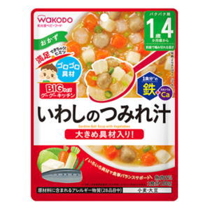 和光堂 BIGサイズのグーグーキッチン いわしのつみれ汁 100g【軽減税率対象商品】 和光堂 BIGサイズのグーグーキッチン いわしのつみれ汁 100g【軽減税率対象商品】