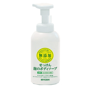 乐天商城 - ミヨシ 無添加 せっけん 泡のボディソープ 500ml