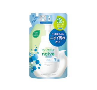 乐天商城 - クラシエ ナイーブ 泡で出てくるボディソープ （ディープクリア）詰替用 480mL