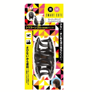 貝印 Smart Cute スーパーグリップバンスクリップM黒 HC3314