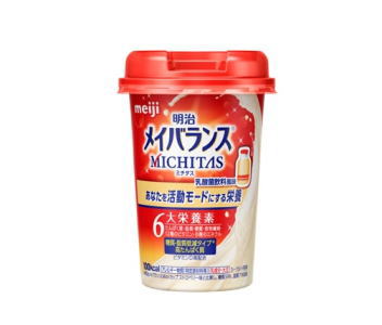 いつも健康で輝いていたい大人のためのトータルバランス飲料です。毎日を活動的にすごすあなたをバランスよくサポートします。たんぱく質高配合。食物繊維レタス3/4個分。ビタミン12種類配合。ミネラル8種類配合。糖質・脂質を調整し、100キロカロリーにおさえています。 原材料：液状デキストリン(国内製造)、乳清たんぱく、難消化性デキストリン、食用油脂(なたね油、パーム分別油)、酵母/乳化剤、pH調整剤、酸化防止剤(エリソルビン酸)、V.C、甘味料(スクラロース)、香料、グルコン酸亜鉛、硫酸鉄、V.E、ナイアシン、パントテン酸Ca、グルコン酸銅、V.B6、V.B1、V.B2、V.A、葉酸、V.K、V.D、ビオチン、V.B12、(一部に乳成分・大豆を含む) アレルギー表示：乳成分・大豆