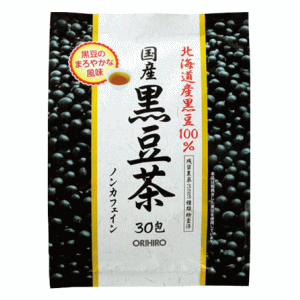 北海道産の黒豆を100%使用で、丁寧に焙煎し、香ばしく仕上げました。粗挽きしてからティーバックに詰めていますので、黒豆の風味豊かなお茶としてお召し上がりいただけます。　