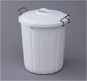 アイリスオーヤマ(株) ソフトペール 45LPE-45L ホワイト1個 やわらかくて衝撃に強い ゴミ箱 おしゃれ
