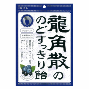 龍角散 龍角散ののどすっきり飴 カシス&ブルーベリー 75g ※軽減税率対象