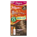 濃密乳液が髪に密着してとどまり、染まりの良さを実現。日にちが経っても髪色キレイを実現します。　