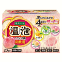 アース製薬 温泡 こだわり桃 炭酸湯 20錠入