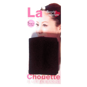 グッピー シンプルターバン ブラック THS-3010