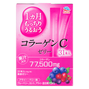 アースバイオケミカル1ヵ月もっちりうるおう コラーゲンCゼリー 10g×31本入※軽減税率対象