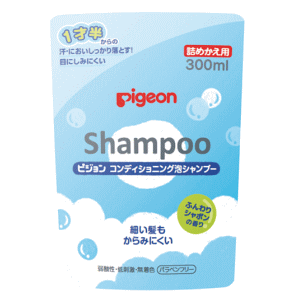 ピジョン 1才半からのコンディショニング泡シャンプー ふんわりシャボンの香り 詰めかえ用300ml