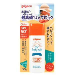ピジョン UVベビーミルク ウォータープルーフ SPF50+ 50g ピジョン UVベビーミルク ウォータープルーフ SPF50+ 50g