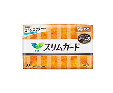 花王 ロリエ スリムガード 軽い日用 羽なし 17cm 38コ入 【医薬部外品】