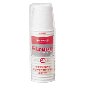 Rakuten - サンナップ ストロングカップ 250ml 20個入